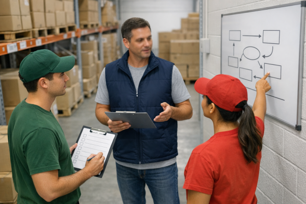 Liderança no supermercado: bater meta com o time fazendo o certo